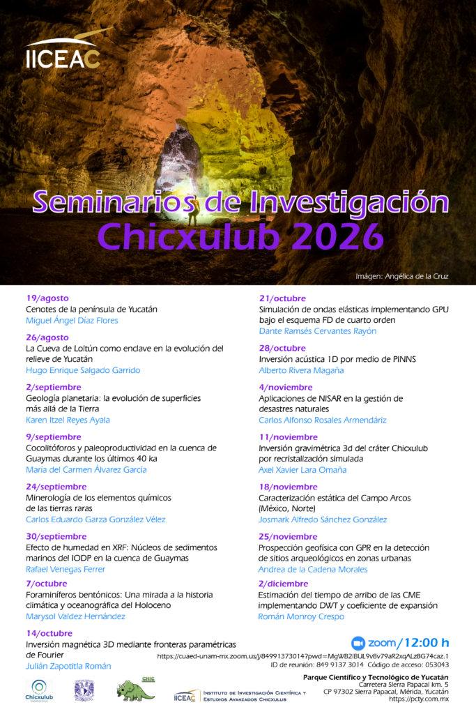 Seminarios de Investigación Chicxulub 2026